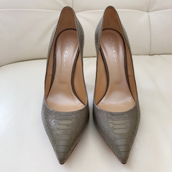 Casadei Snakeskin Pumps WORN ONCE FOR 15 MINS! - Picture 5 of 6